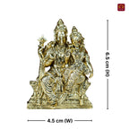 Brass Varah Laxmi Ji Idol – 6.5 cm | Golden Finish | Spiritual Idol for Home, Office, Workshop, Temple & Car Dashboard Decor